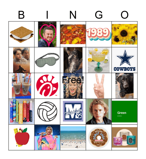 KAT'S BIRTHDAY BINGO! Bingo Card