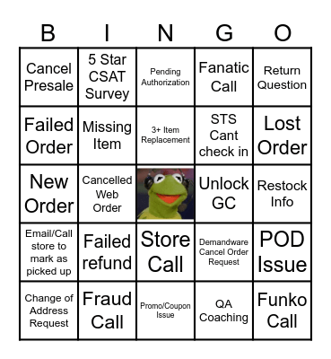 HT CS Bingo!! Bingo Card