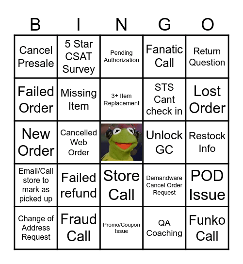 HT CS Bingo!! Bingo Card