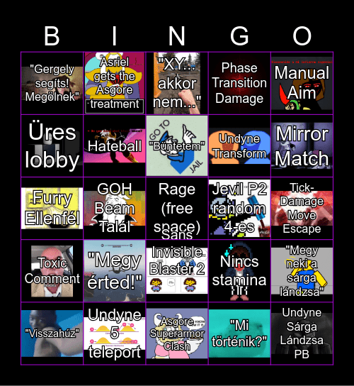 UTPR Session Bingo Card