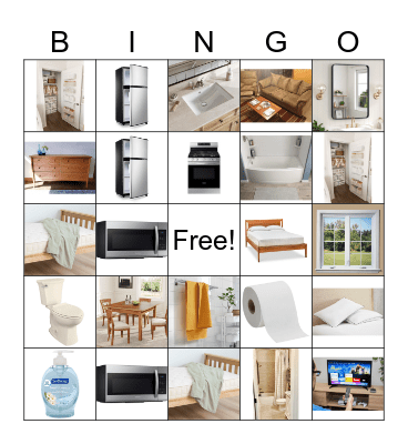 Things at Home Bingo Card