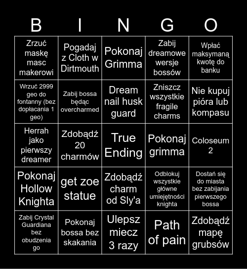 Ez kurwa Bingo Card