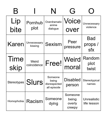 Tomorrows teaching bingo Card