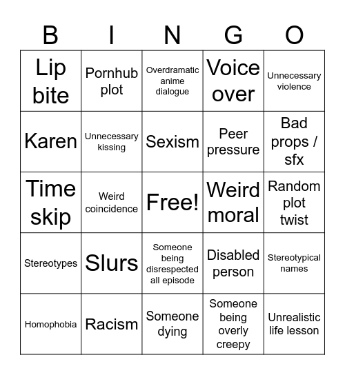 Tomorrows teaching bingo Card