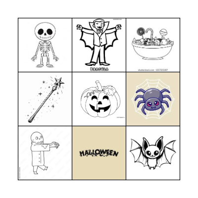 HALLOWEEN BINGO Card