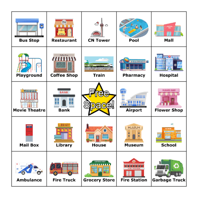 Paint the Town Rainbow! Bingo Card