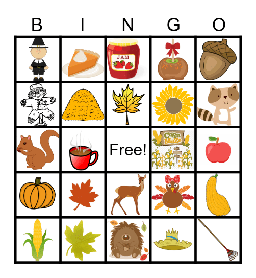 Mrs. Brundige Bingo Card