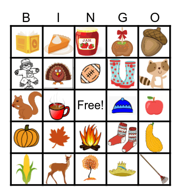 Mrs. Brundige Bingo Card