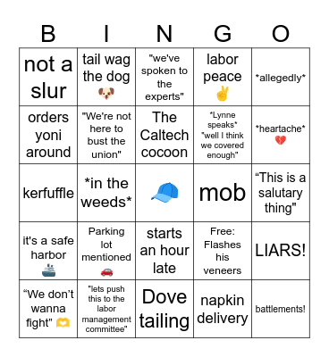 Paulisms Bingo Card
