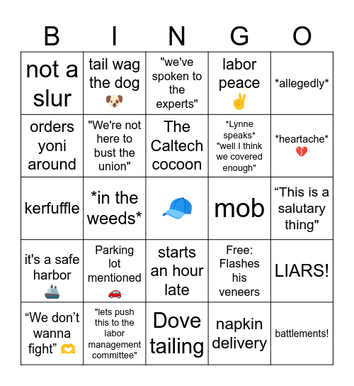 Paulisms Bingo Card