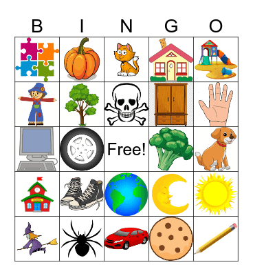 Halloween Bingo Card