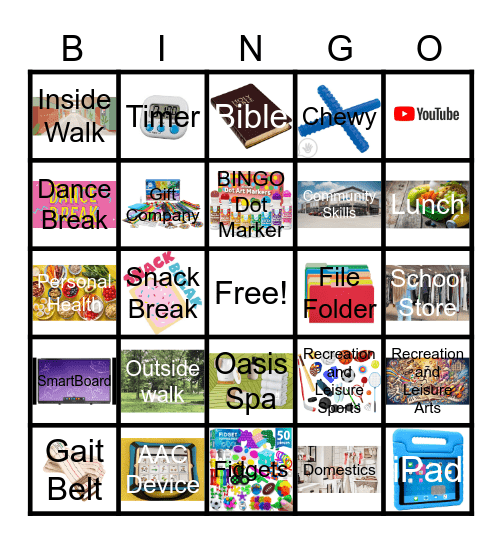 Crossroads BINGO Card