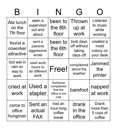 ESHPM Bingo Card