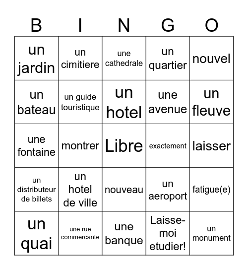 T'es Branche 8/b/1 Bingo Card