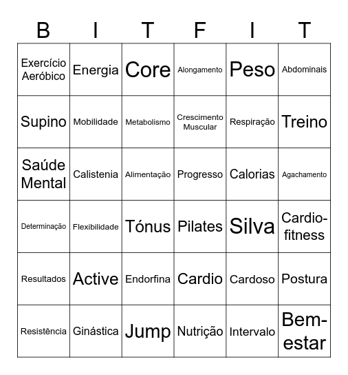 B-BINGO Card