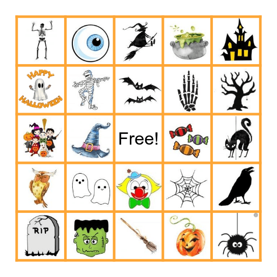 Haunted BINGO Card