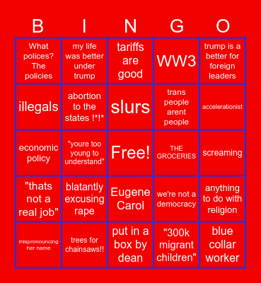 Live Bingo Card