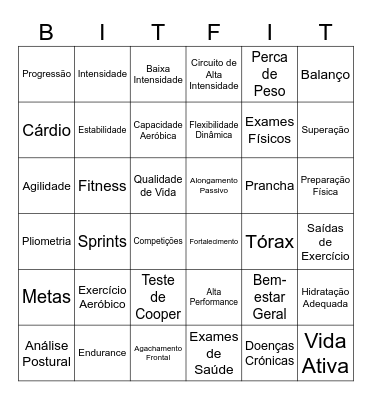 B-BINGO Card