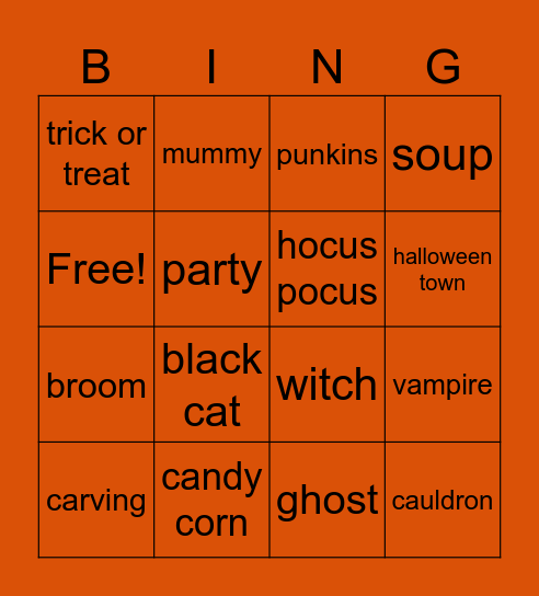 katarinas bing Bingo Card