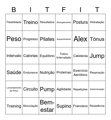 B-BINGO Card