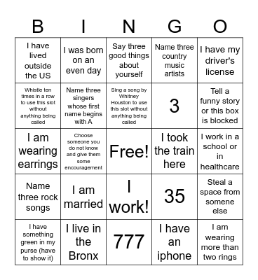Uzima Book Club Bingo Card