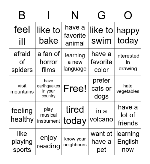 Do you OR Are you? Bingo Card