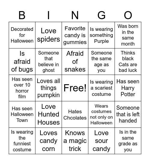 Halloween bingo free printable cards