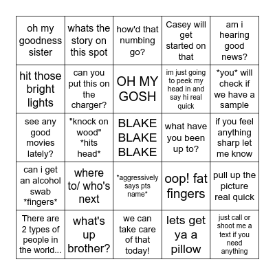 Dr. Harris Vocab Bingo Card