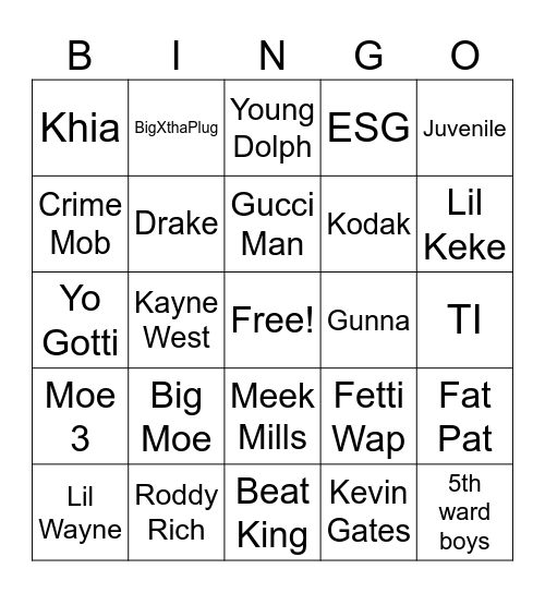 TRAP or TREAT BINGO Card
