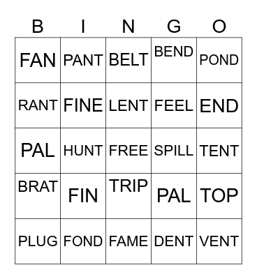 HALLOWEEN BINGO MCLASS 1ST Bingo Card