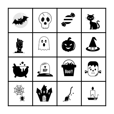 Halloween Bingo!! Bingo Card