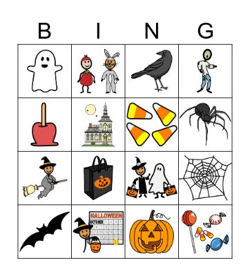 Halloween Bingo Card