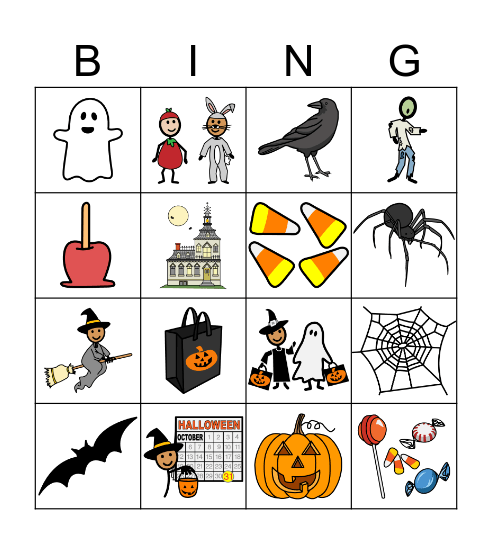 Halloween Bingo Card