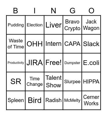 ⏰ Time Change ⏰ Bingo Card