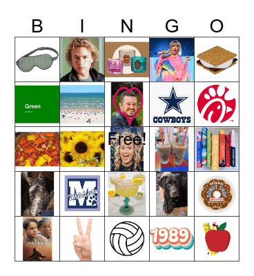 KAT'S BIRTHDAY BINGO! Bingo Card