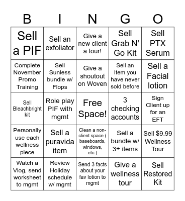 STC Blackout Bingo Card