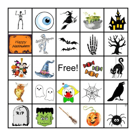 Haunted BINGO Card