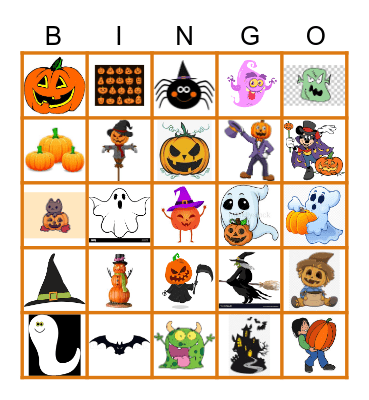 Halloween Bingo Card