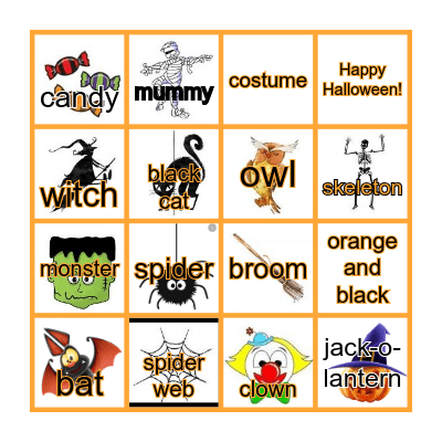 MO10 Halloween BINGO Card