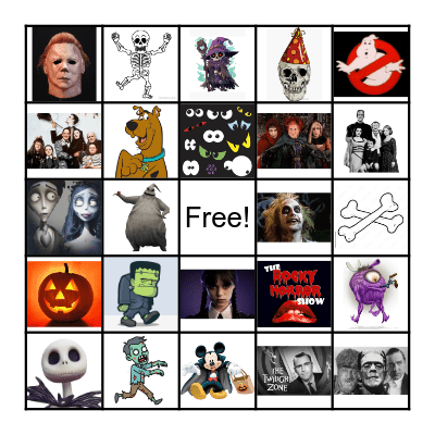 Halloween Bingo Card