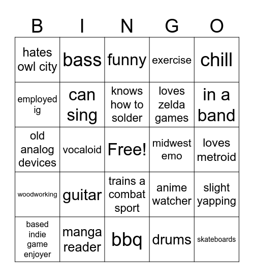 might enjoy you if you get bingo Card