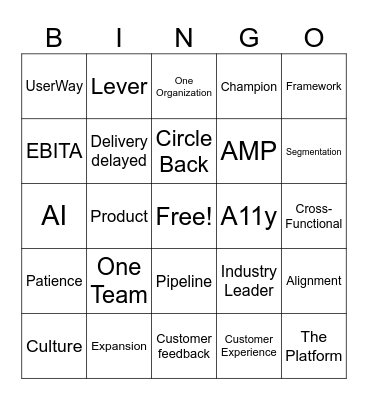 LA Bingo Card