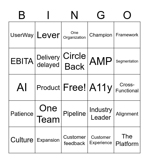 LA Bingo Card