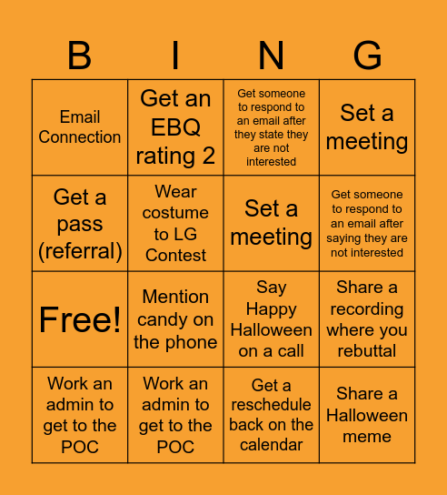 EBQ Halloween Bingo Card