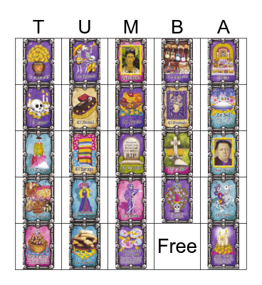 DIA DE LOS MUERTOS Bingo Card