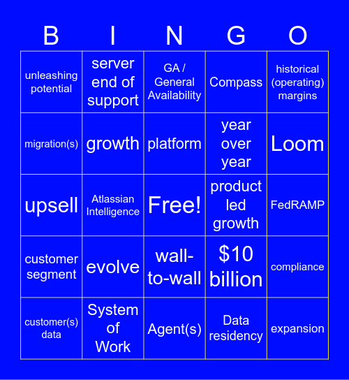 FY25 Q1 Bingo Card