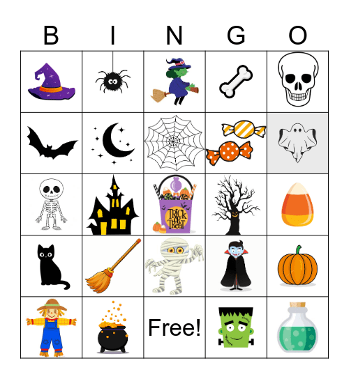 HALLOWEEN Bingo Card