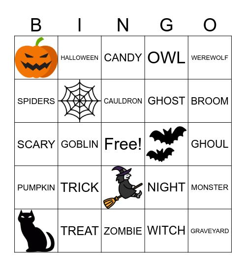 HALLOWEEN BINGO Card
