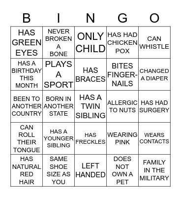 Professional Communications HSTE Ice Breaker Bingo Card