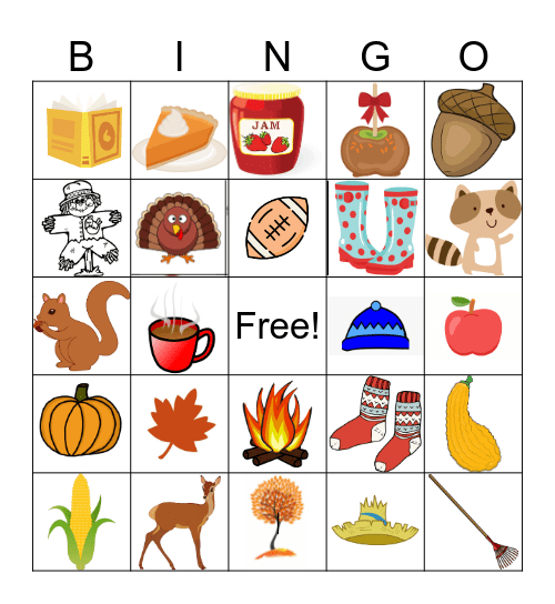 Mrs. Brundige Bingo Card